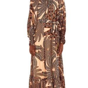 Farm rio sand Yawanawa maxi dress